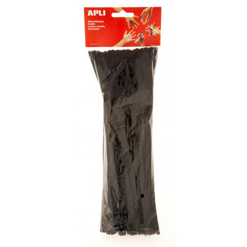 Picture of PIPE CLEANERS BLACK 30CM - 50PK